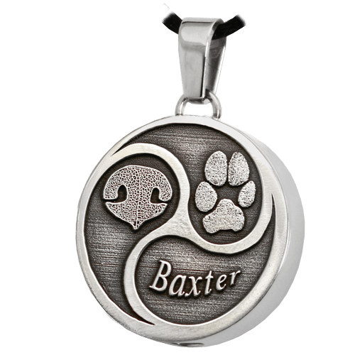 Nose And Paw Print Cremation Pendant